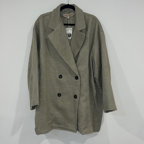 Free People Oregano Hannah Hannah Slouchy Blazer size Large - Picture 3 of 14